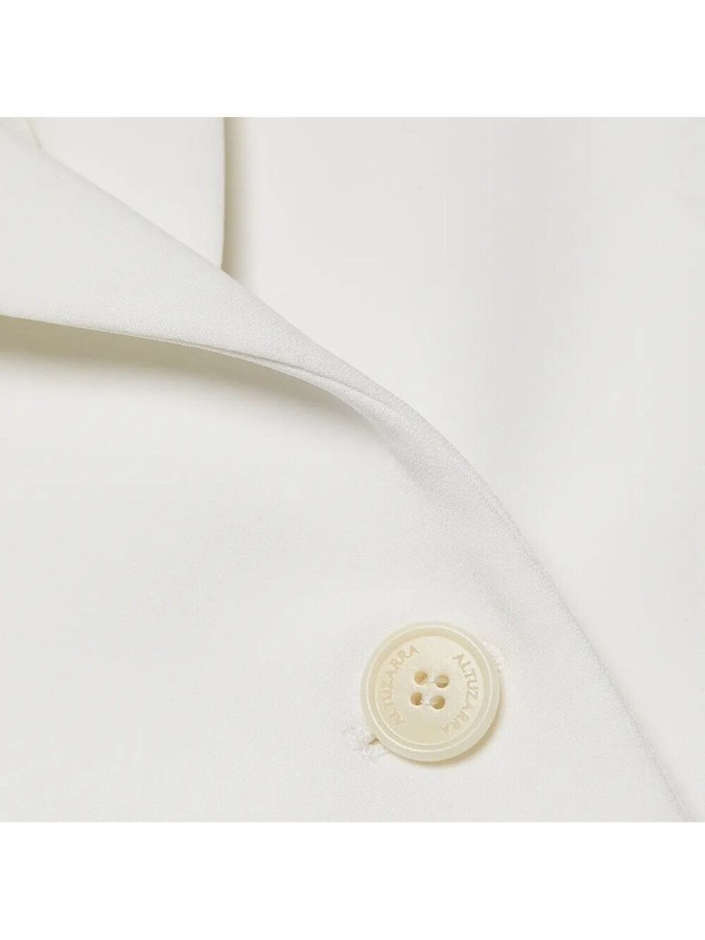 Altuzzara Women’s Fenice Two-Button Jacket Blazer Optic White 40 US 8 - Picture 6 of 15